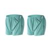 2-Pack Tear Away Post Surgery Boxers Briefs for Men, Full Open Stick-on Briefs, Disabled Adaptive Underwear, W34 Green view 1