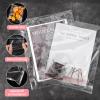 Docvania Clear Resealable Cellophane Bags 12 X 16 Inch Self Sealing Cellophane Bags, 100Pcs Cookie Bag with Seal Packaging Treat Bag for Wrapping Apparel, Shirts, Decorative Wrapping Paper and Party Favors view 3