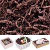 VGOODALL 2LB Crinkle Paper Filler, Dark Brown Shredded Confetti Paper for Gift Basket Filling Birthday Party Gift Box Wrapping Stuffing Supplies view 1
