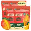 SOLELY - Organic Dried Mango Strips (2.8 oz Resealable Bags, Pack of 4) - Real Fresh Fruit - 1 Ingredient - Healthy Snacks for Adults & Kids - Non GMO, Vegan Snacks, Shelf Stable - 4 Bags (11.2 oz) view 1