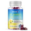 duwhot St John's Wort Gummies 600mg, 3 in 1 Organic Herbal Supplements for Stress Relief, Nervous System Support, with Ashwagandha & Holy Basil Extract for Adults & Kids, Non-GMO, Vegan, 60 ct. view 1