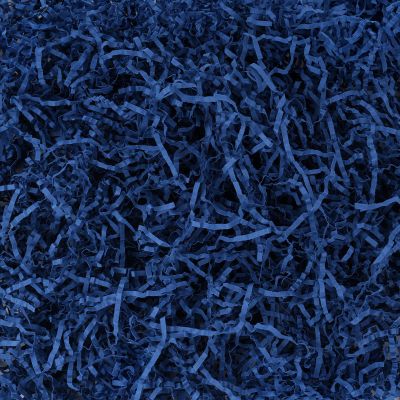 VGOODALL 2LB Blue Crinkle Paper Filler, Shredded Confetti Paper for Gift Basket Filling Graduation Birthday Party Baby Shower Box Wrapping Stuffing Supplies