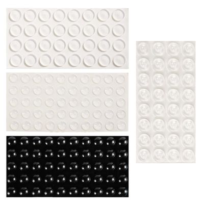 164pcs Braille Stickers for Low Vision Aid Visually Impaired, Silicone Bump Dots Blind or Supplies Braille Raised Sticky Tactile Mixed Sizes Gifts for Blind Visually Impaired Elderly (Black & White)