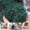 VGOODALL 2LB Green Crinkle Paper Filler, Shredded Confetti Paper for Gift Basket Filling Holiday Box Wrapping Stuffing Supplies view 4