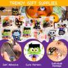 CCINEE 240pcs Halloween Treat Bags Clear Self-adhesive Candy Bags Cellophane Plastic Cookie Bags for Party Favors Halloween Decoration view 4
