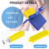(80 Pcs) Starkey Hear Clear Hearing Aid Wax Guards Filters, Starkey Wax Guards for Hearing Aids Filters Accessories, Hearing Aid Supplies Cleaning Kit, Ear Replacement Parts Cleaning Tool10 Packs view 2