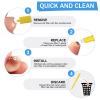 (80 Pcs) Starkey Hear Clear Hearing Aid Wax Guards Filters, Starkey Wax Guards for Hearing Aids Filters Accessories, Hearing Aid Supplies Cleaning Kit, Ear Replacement Parts Cleaning Tool10 Packs view 3