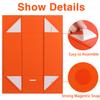 5 Pack Gift Boxes,10.5x7.5x3.5 Inch Magnetic Gift boxes for Presents with Lids Magnetic Closure Rectangle Collapsible for Christms,Mother's Day, Birthdays, Bridal Gifts,Weddings wraps gift(Orange) view 2