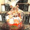 Amsthow 10CT Cellophane Wrap Bags 26 x 36-inch Gift Basket Wrapping Clear Large Plastic Bags with Bows for Easter Weddings view 4