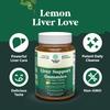 Natures Craft Cleansing Herbal Liver Detox Gummies Liver Support Milk Thistle Gummies with Artichoke Extract Turmeric Curcumin and L-Carnitine - Vegan and Non-GMO - Sweet Lemon (45 Servings) view 3