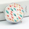 Round Pill Box 3 Compartment Pill Case for Purse & Pocket Small Pill Organizer Coral and Teal Arrows Travel Pillbox Portable Oil Storage Box Metal Medicine Vitamin Organizer Unique Gift view 4