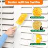 30 Pack 360 Dusters Refills for Swiffer Dusters, Unscented Heavy Duty Duster Kit Disposable Dusters Refills with 1 Handle for Cleaning Furniture, Blinds, Ceiling Fans view 3