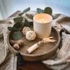 2" Matches in 6 Glass Bottles Cork Top, Striker Stickers Included | 120 Matchsticks Color of Your Choice | Decorative Safety Matches w/Small Glass Holder | Gifts & Home Decor by Thankful Greetings view 3