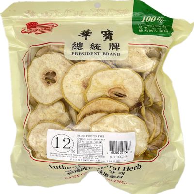 Fructus Pyri Pyrus Ussuriensis Dried Peer Slice Xue LI Gan  12oz