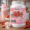 BOA Isolate Protein with Vitamin B6 and Zinc - Low-Sodium Whey Protein Isolate 24g of Protein per Scoop - (Strawberry - 40 Servings) view 2