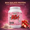 BOA Isolate Protein with Vitamin B6 and Zinc - Low-Sodium Whey Protein Isolate 24g of Protein per Scoop - (Strawberry - 40 Servings) view 3
