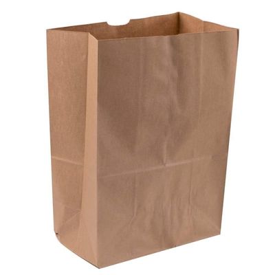 RoyalNa 200 count Heavy Duty 12"W x 7"D x 17"H Brown Paper Barrel Sack Bag 57 Lbs Basis Weight for Food Shopping, Grocery (200 bags)
