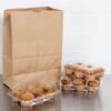 RoyalNa 200 count Heavy Duty 12"W x 7"D x 17"H Brown Paper Barrel Sack Bag 57 Lbs Basis Weight for Food Shopping, Grocery (200 bags) view 3