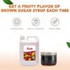 Fanale Premium Flavoring Concentrated Syrup for Bubble Tea | Tiger Style Brown Sugar Syrup | for Boba Tea, Smoothies, Slushes, Desserts | SRP241-CS view 4