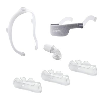 Dream Wear Silicone Nasal Bundle Pack, Medium Frame with Original Headgear