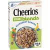 Cheerios Veggie Blends Breakfast Cereal, Blueberry Banana, Made with Fruits and Veggies, 10.6 oz view 1