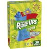 Fruit Roll-Ups Sour Fruit Flavored Snacks, Blue Razzberry & Berry Punch Flavors, Variety Pack, 15 oz (30 Count) view 1