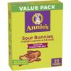Annie's Sour Bunnies Fruit Flavored Snacks, Cherry, Lemon & Orange Flavors, Made With Organic Fruit Juice, Value Pack, 15.4 oz view 1