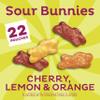 Annie's Sour Bunnies Fruit Flavored Snacks, Cherry, Lemon & Orange Flavors, Made With Organic Fruit Juice, Value Pack, 15.4 oz view 3