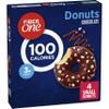 Fiber One 100 Calorie Donuts, Chocolate Snacks, 3g Sugar, 4 Ct, 3.28 oz view 1