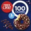 Fiber One 100 Calorie Donuts, Chocolate Snacks, 3g Sugar, 4 Ct, 3.28 oz view 3
