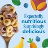 Cheerios Veggie Blends Breakfast Cereal, Blueberry Banana Flavored, Made with Fruits and Veggies, Family Size, 18 oz view 4