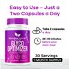 (2 Pack) GlycoEase Glyco Optimizer - Official GlycoEase Pills Natural Supplement Support, Glycoease Premium Naturals Capsules, Glycoeas Advanced Formula Reviews, 120 Capsules for 2 Months view 4