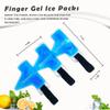 Cold Gel Ice Packs for Fingers and Toes, Hot and Cold Therapy Wrap, Wearable Rapid Freezing Reusable Wraps for Arthritis, Sports Injuries, Swelling and Pain Relief (Pack of 4) view 2