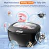 Ultrasonic Retainer Cleaner, 45kHz Dental Cleaning Pod for Dentures, Aligners, Night Guards & Jewelry, 150ML Denture Cleaner 2 Timed Modes & Travel Design (Black, 130ML Ultrasonic Machine) view 4