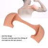 Jiawu Silicone Shoulder Pads for Men and Women, Reusable One Piece Shoulder Pad, Anti Slip Shoulder Enhancer for Narrow Shoulders, Slip Shoulders, Invisible Fake Shoulder (L) view 2