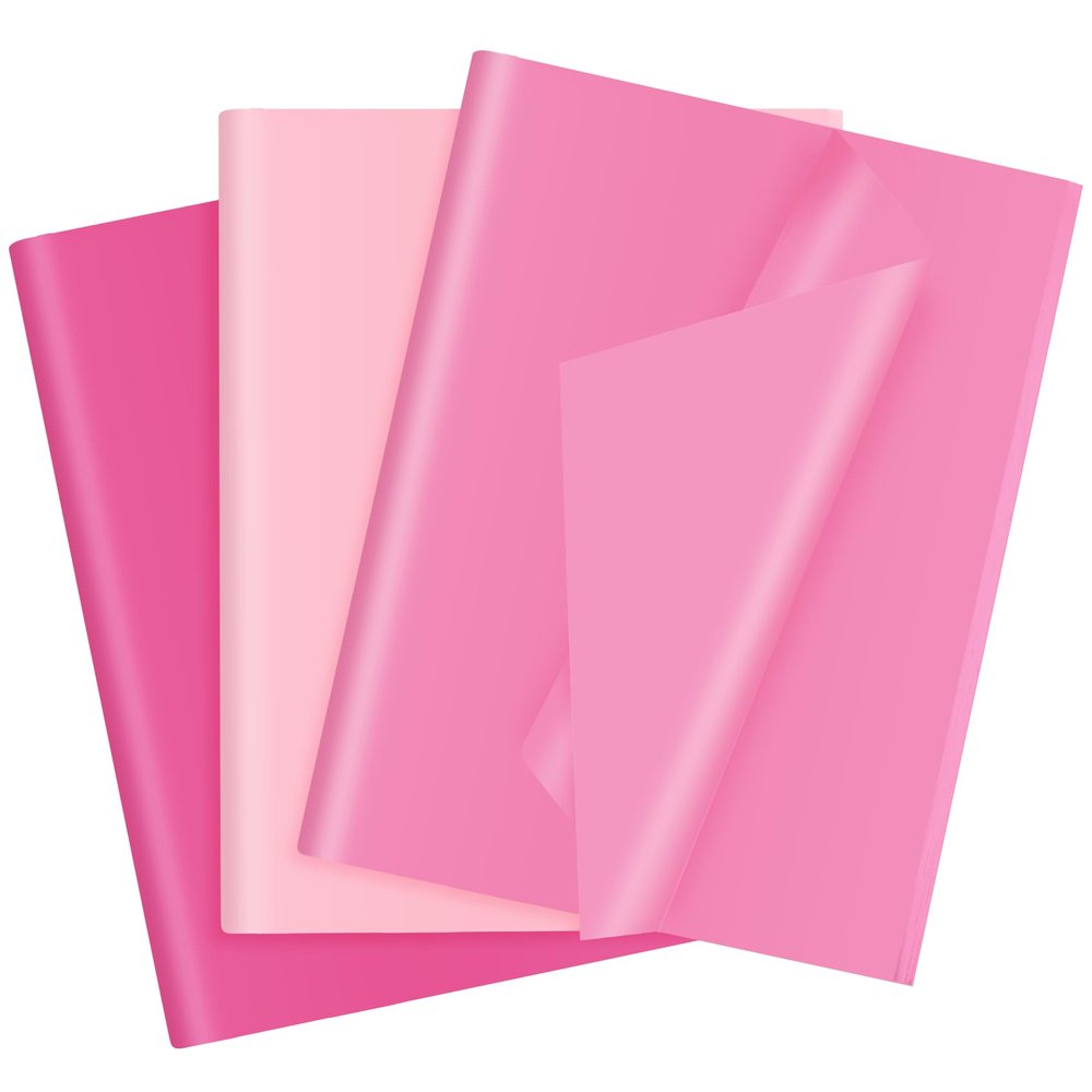 30 Sheets Pink Tissue Paper for Gift Bags, Assorted Pink Tissue Paper Wrap Bulk for Decoration Weddings Birthday DIY Project Valentine's Day Christmas Wrapping Crafts Decor, 14 X 20 Inches