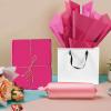 30 Sheets Pink Tissue Paper for Gift Bags, Assorted Pink Tissue Paper Wrap Bulk for Decoration Weddings Birthday DIY Project Valentine's Day Christmas Wrapping Crafts Decor, 14 X 20 Inches view 4