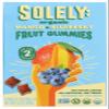 SOLELY - Organic Mango & Blueberry Whole Fruit Gummies (5 Bags per Box, 8 Boxes) - Real Fresh Fruit - Healthy Snacks for Adults & Kids - Non-GMO, Vegan Snacks, Shelf Stable - 40 Bags (3.5 oz) view 1