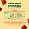SOLELY - Organic Mango & Blueberry Whole Fruit Gummies (Pack of 4 Boxes, 5 Bags per Box) - Real Fresh Fruit - Healthy Snacks for Adults & Kids - Non GMO, Vegan Snacks, Shelf Stable - 20 Bags (3.5 oz) view 2