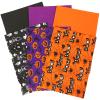 JUNEBRUSHS 90 Sheets Halloween Tissue Paper Black Orange Purple Wrapping Paper for Halloween DIY Crafts Fall Holiday Decoration Gift Packing 19.7 13.8 Inch view 1