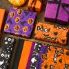 JUNEBRUSHS 90 Sheets Halloween Tissue Paper Black Orange Purple Wrapping Paper for Halloween DIY Crafts Fall Holiday Decoration Gift Packing 19.7 13.8 Inch view 4