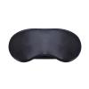 TOPTIE 4 Pack Soft Satin Eyeshade Sleep Mask, Elastic Eye Mask for Sleep Work Travel Study, 7 1/4" L x 3 3/8" W-Black view 1