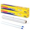 KAMMAK Plastic Wrap with Slide Cutter Food Cling Wrap 12 Inch Kitchen Cling Film BPA-Free Microwave-Safe 300 Ft Roll Food Service Film Quick Cut for Restaurant (2 Pack) view 1