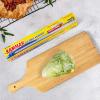 KAMMAK Plastic Wrap with Slide Cutter Food Cling Wrap 12 Inch Kitchen Cling Film BPA-Free Microwave-Safe 300 Ft Roll Food Service Film Quick Cut for Restaurant (2 Pack) view 3