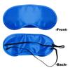 TOPTIE 100 Pack Custom Print Soft Satin Eyeshade Sleep Mask for Sleep Work Travel Study, 7 1/4" L x 3 3/8" W-Blue view 2