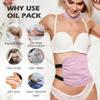 Castor Oil Pack Wrap with Organic Cotton Flannel, Reusable Castor Oil Packs for Stomach, Castor Oil Pack for Liver Detox, Castor Oil Pack Kit PurpleCastor Oil Not Include) view 2