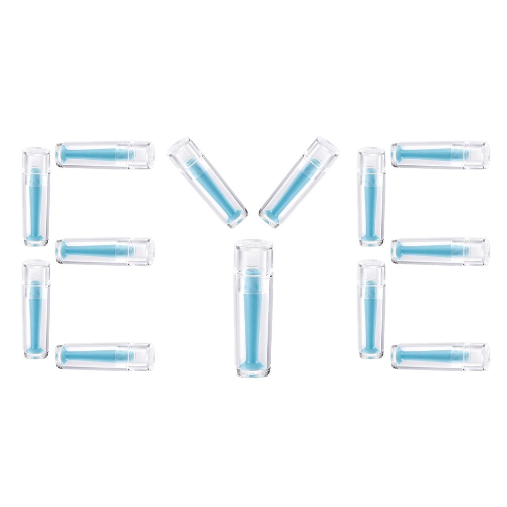 MUQING 12 Pieces Remover Tool for RGP, Silicone Hard Applicator Tool-Plunger Suction Cup, Mainly suitable for Rigid Lens