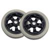 2Pcs 12 Inch Wheelchair Rear Wheel, Inflatable Rear Wheel, Transport Chair Replacement Parts, Easy to Install view 1