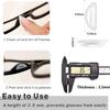 10 Pairs White Adhesive Glasses Nose Pads, Silicone Nose Pads for Glasses,Pea Shape Stick on Anti-Soft Silicone, Adhesive Nose Pads Glasses for Glasses, Eyeglasses and SunglassesEyeglasses Care view 3