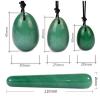 KAKAYE Natural Jade Massage Yoni Egg Balls Massage Ball Women Jade Yoni Wand Kegel Exerciser Drilled Tightening(M) view 4